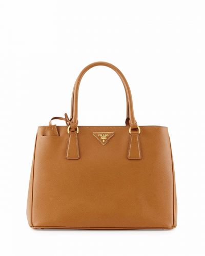 Light Brown Leather Prada Galleria Fake Tote Bags Low Price High Quality Gold Hardware UK 1BA274_NZV_F0324_V_OOO 